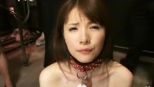 Young Japanese Gets Throat Fucked