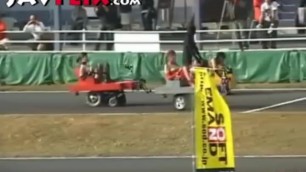 Japanese Bizarre Go-Cart Sex!