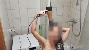Spycam Leak - Bathroom Voyeur, Asian Teen, Airbnb, Masturbation