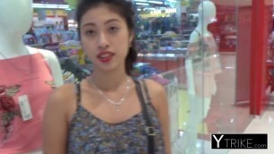 Eager for some shopping money asian chick gets fucked hard