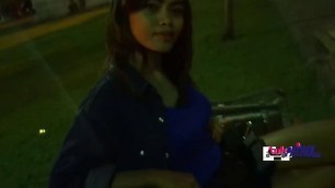 Tattooed Asian girl riding dick