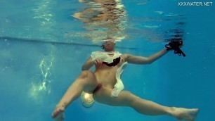 Russian cute pornstar babe Anastasia Ocean underwater